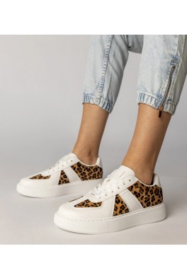 Balti-panterkowe Sneakers Stiliaus Moteriški Toris