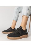 Juodi Sneakers Stiliaus Moteriški papuošti Blizgučiais Likana