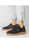 Juodi Sneakers Stiliaus Moteriški papuošti Blizgučiais Likana