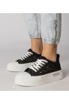 Juodi Sportinio stiliaus Sneakers Stiliaus Moteriški Ažūriniai Runna Juodi Sportinio stiliaus Sneakers Stiliaus Moteriški Ažūriniai Runna