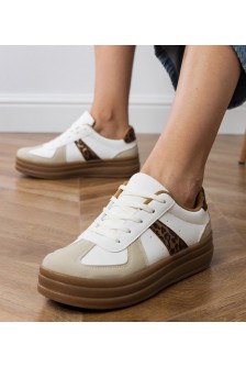 Panterkowe Sneakers Stiliaus Moteriški Ant Platformos Serila
