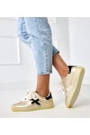Auksinės Spalvos Sneakers Stiliaus Ant Platformos Su Juoda Intarpais Eriksen Auksinės Spalvos Sneakers Stiliaus Ant Platformos Su Juoda Intarpais Eriksen
