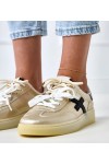 Auksinės Spalvos Sneakers Stiliaus Ant Platformos Su Juoda Intarpais Eriksen Auksinės Spalvos Sneakers Stiliaus Ant Platformos Su Juoda Intarpais Eriksen