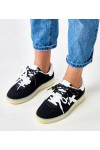Juodi Sneakers Stiliaus Ant Platformos Su białą Intarpais Eriksen