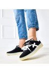 Juodi Sneakers Stiliaus Ant Platformos Su białą Intarpais Eriksen