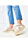 Rudos Spalvos Sneakers Stiliaus Ant Platformos Su białą Intarpais Eriksen Rudos Spalvos Sneakers Stiliaus Ant Platformos Su białą Intarpais Eriksen