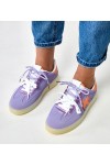 Violetinės Spalvos Sneakers Stiliaus Ant Platformos Su pomarańczową Intarpais Eriksen Violetinės Spalvos Sneakers Stiliaus Ant Platformos Su pomarańczową Intarpais Eriksen