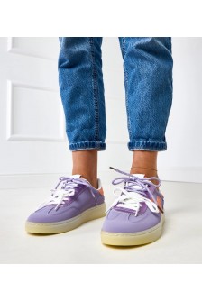 Violetinės Spalvos Sneakers Stiliaus Ant Platformos Su pomarańczową Intarpais Eriksen