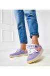 Violetinės Spalvos Sneakers Stiliaus Ant Platformos Su pomarańczową Intarpais Eriksen Violetinės Spalvos Sneakers Stiliaus Ant Platformos Su pomarańczową Intarpais Eriksen