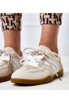 Smėlio Spalvos Sneakers Stiliaus Sportinio stiliaus Moteriški Intarpais Malkan Smėlio Spalvos Sneakers Stiliaus Sportinio stiliaus Moteriški Intarpais Malkan