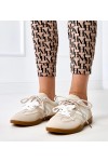 Smėlio Spalvos Sneakers Stiliaus Sportinio stiliaus Moteriški Intarpais Malkan Smėlio Spalvos Sneakers Stiliaus Sportinio stiliaus Moteriški Intarpais Malkan