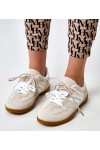 Smėlio Spalvos Sneakers Stiliaus Sportinio stiliaus Moteriški Intarpais Malkan Smėlio Spalvos Sneakers Stiliaus Sportinio stiliaus Moteriški Intarpais Malkan