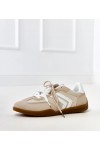 Smėlio Spalvos Sneakers Stiliaus Sportinio stiliaus Moteriški Intarpais Malkan Smėlio Spalvos Sneakers Stiliaus Sportinio stiliaus Moteriški Intarpais Malkan