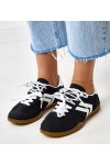 Juodi Sneakers Stiliaus Sportinio stiliaus Moteriški Suvarstyti Malkan