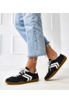 Juodi Sneakers Stiliaus Sportinio stiliaus Moteriški Suvarstyti Malkan