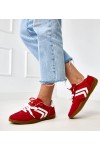 Raudoni Sneakers Stiliaus Sportinio stiliaus Moteriški Su Intarpais Malkan