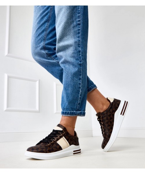 Rudi platforminiai bateliai moteriški bateliai