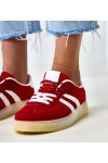 Raudoni Sneakers Stiliaus siateczkowe Su białą Intarpais Weka Raudoni Sneakers Stiliaus siateczkowe Su białą Intarpais Weka