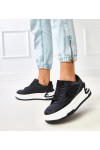 Juodi Sneakers Stiliaus Ant Platformos papuošti Kūbiniais Cirkoniais Grima Juodi Sneakers Stiliaus Ant Platformos papuošti Kūbiniais Cirkoniais Grima