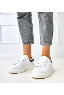 Juodi-Balti Sneakers Stiliaus Ant Platformos Rosier