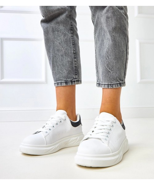 Juodi-Balti Sneakers Stiliaus Ant Platformos Rosier Juodi-Balti Sneakers Stiliaus Ant Platformos Rosier