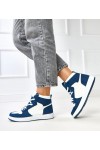 Aukštesni Sneakers Stiliaus Iki Kulkšnies Su ciemnym jeansowym Motyvais Kasna