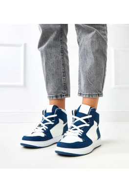 Aukštesni Sneakers Stiliaus Iki Kulkšnies Su ciemnym jeansowym Motyvais Kasna