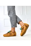 Panterkowe Sneakers Stiliaus Su podwójnym sznurowaniem Casey