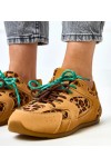Panterkowe Sneakers Stiliaus Su podwójnym sznurowaniem Casey