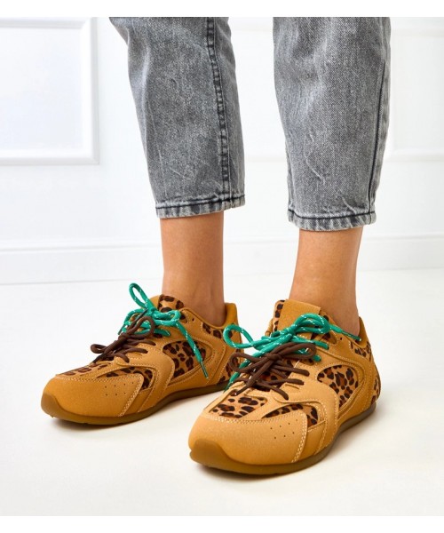 Panterkowe Sneakers Stiliaus Su podwójnym sznurowaniem Casey