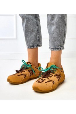 Panterkowe Sneakers Stiliaus Su podwójnym sznurowaniem Casey