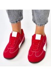 Raudoni Sneakers Stiliaus Su białym Akcentu Manaar Raudoni Sneakers Stiliaus Su białym Akcentu Manaar