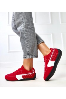 Raudoni Sneakers Stiliaus Su białym Akcentu Manaar