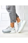 Sidabriniai Sneakers Stiliaus Ant Masyvaus Pado Souza Sidabriniai Sneakers Stiliaus Ant Masyvaus Pado Souza