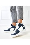 Aukštesni Sneakers Stiliaus Balti-Mėlyni Ant Platformos Olsen Aukštesni Sneakers Stiliaus Balti-Mėlyni Ant Platformos Olsen
