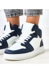 Aukštesni Sneakers Stiliaus Balti-Mėlyni Ant Platformos Olsen Aukštesni Sneakers Stiliaus Balti-Mėlyni Ant Platformos Olsen