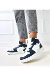 Aukštesni Sneakers Stiliaus Balti-Mėlyni Ant Platformos Olsen Aukštesni Sneakers Stiliaus Balti-Mėlyni Ant Platformos Olsen