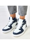 Aukštesni Sneakers Stiliaus Balti-Mėlyni Ant Platformos Olsen Aukštesni Sneakers Stiliaus Balti-Mėlyni Ant Platformos Olsen