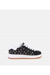 Juodi Sneakers Stiliaus Ant Platformos Su nitami Adelis Juodi Sneakers Stiliaus Ant Platformos Su nitami Adelis