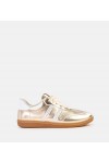 Auksinės Spalvos Sneakers Stiliaus Moteriški Su satynowymi Raišteliais Madres