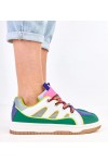 Žalios Spalvos Sneakers Stiliaus Su grubymi Raišteliais Neolis Žalios Spalvos Sneakers Stiliaus Su grubymi Raišteliais Neolis