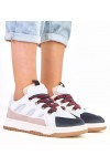 Juodi „Sneakers“ stiliaus bateliai su storais raišteliais „Neolis“