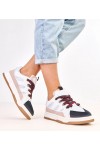 Juodi „Sneakers“ stiliaus bateliai su storais raišteliais „Neolis“