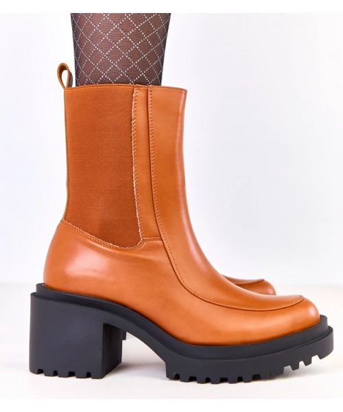 Rudi stiletto batai su elastiniu Jarley įdėklu