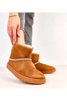 "Karolla" karameliniai žemi ekovamšos sniego batai