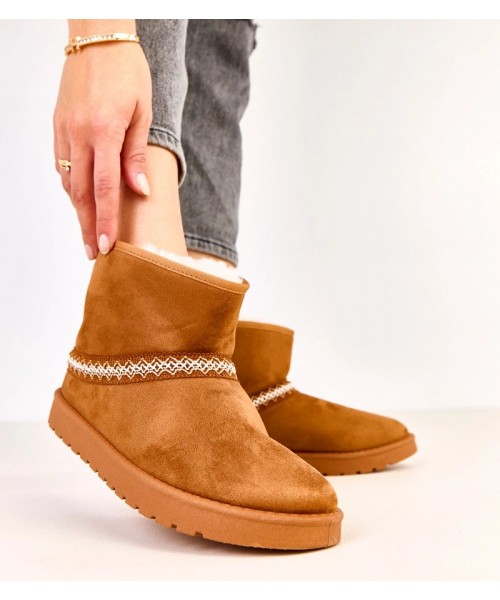 "Karolla" karameliniai žemi ekovamšos sniego batai