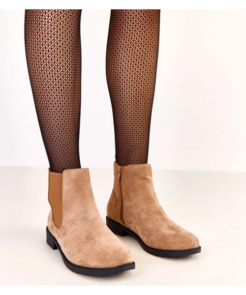 Rudi plokšti batai su elastingu įdėklu iš Salomi