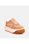 Rudos Spalvos Sneakers Stiliaus pašiltinti Ant Platformos Vargas Rudos Spalvos Sneakers Stiliaus pašiltinti Ant Platformos Vargas