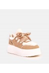 Smėlio Spalvos Sneakers Stiliaus pašiltinti Ant Platformos Deena