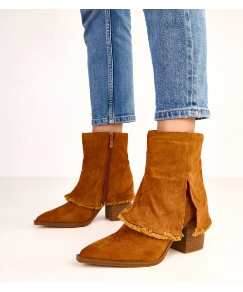 Rudi stiletto tipo batai su apsmukusiu "Felicia" batviršiu